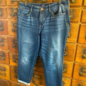 Ana petite denim cropped jeans.
